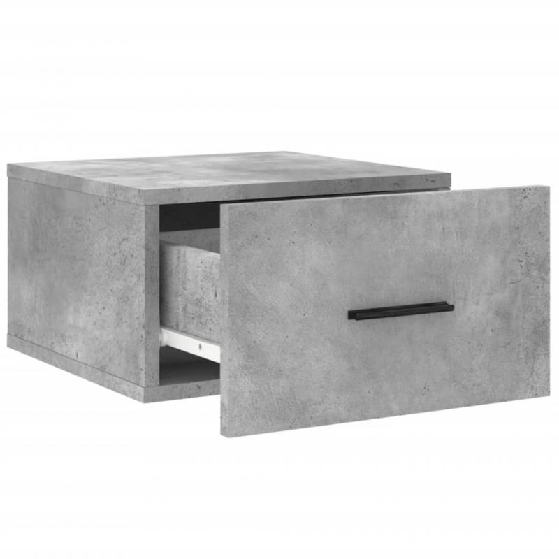 Vgmonteret sengebord betongr 35x35x20 cm 2 stk , hemmetshjarta.dk