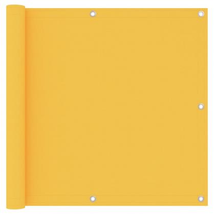 Balkonskrm gul 90x300 cm oxford stof , hemmetshjarta.dk
