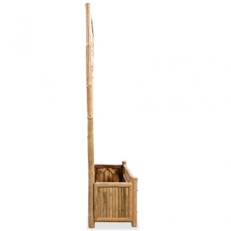 Plantekasse med bambus 70 cm spall , hemmetshjarta.dk