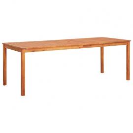 Spisebord til have 215x90x74 cm massivt akacietræ , hemmetshjarta.dk
