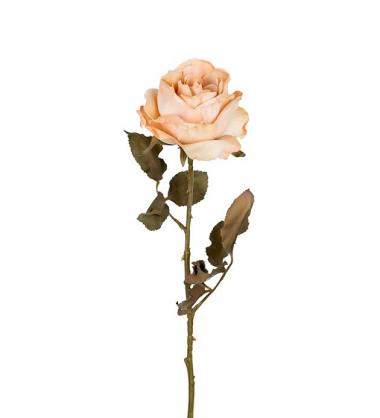 Kunstig Rose 60 cm Real Touch trret , hemmetshjarta.dk