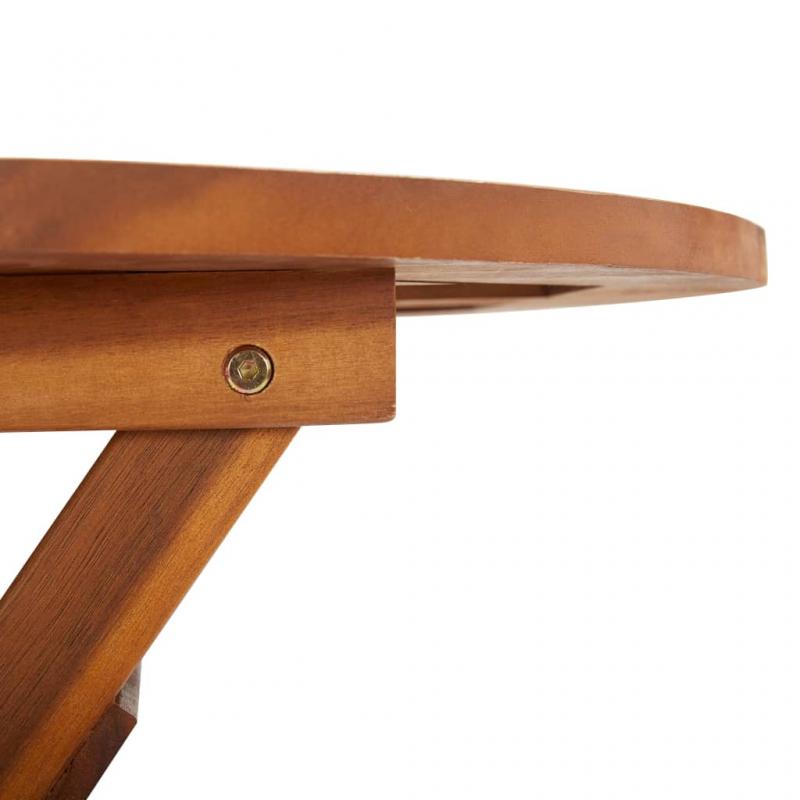 Sammenklappeligt spisebord til have 60x75 cm massivt akacietr , hemmetshjarta.dk