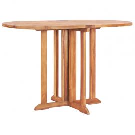 Sammenklappeligt spisebord til have 120x70x75 cm massiv teaktræ , hemmetshjarta.dk