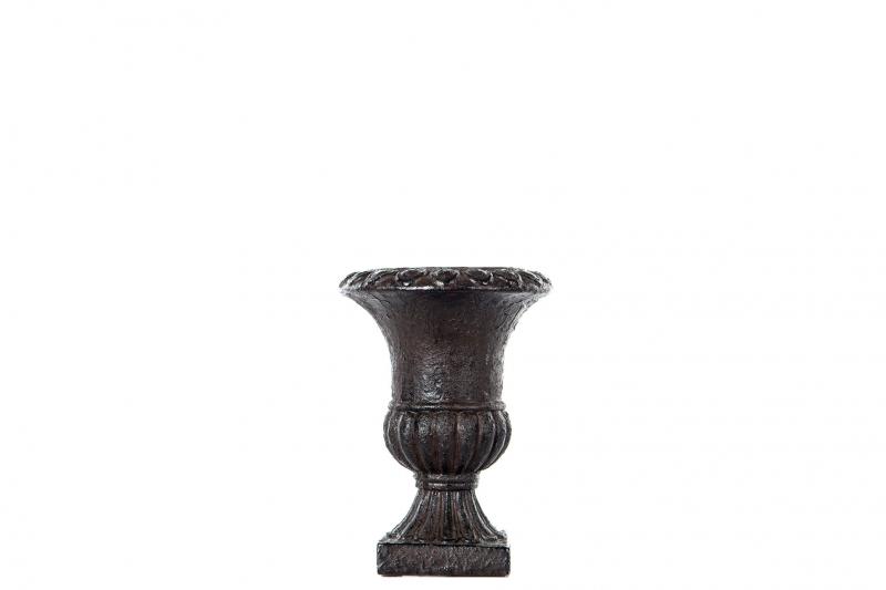 A Lot Dekoration - Skjuler Krukke Urtepotte Pokal antik brun - 18cm , hemmetshjarta.dk