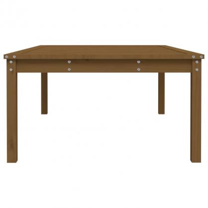 Spisebord til have 121x82,5x45 cm honningbrunt massiv fyrretr , hemmetshjarta.dk