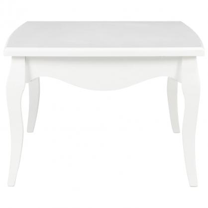 Sofabord klassisk 110x60x40 cm hvid massiv fyrretr , hemmetshjarta.dk