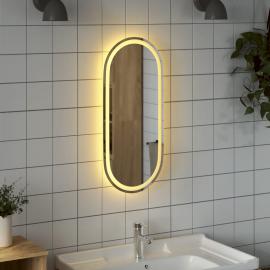 Badeværelsesspejl LED oval 80x35 cm , hemmetshjarta.dk