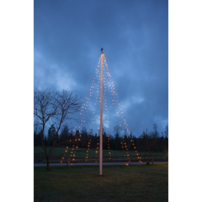 Flaggstngsbelysning Udendrs EL Exstra Varmhvid 360 Lys 700cm , hemmetshjarta.dk
