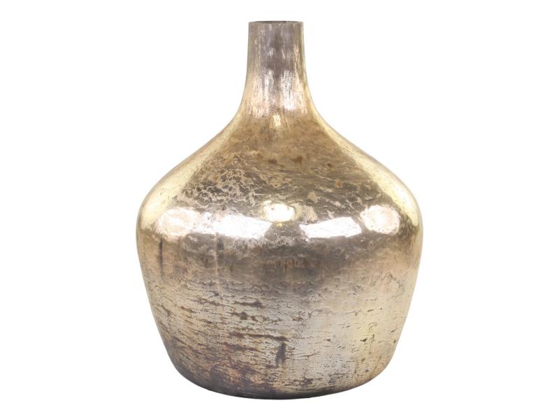 Chic Antique Flaske H33/25 cm antique guld , hemmetshjarta.dk