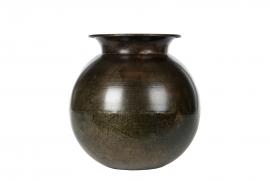 A Lot Dekoration - Vase Polly Antik Brun 25x25cm , hemmetshjarta.dk