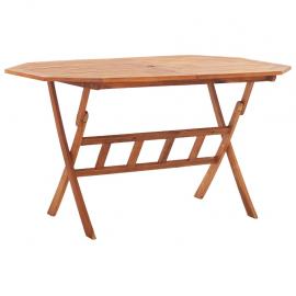 Sammenklappeligt spisebord til have 135x85x75 cm massivt akacietræ , hemmetshjarta.dk