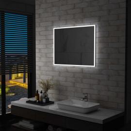 Badeværelsesspejl LED rektangulært 80x60 cm , hemmetshjarta.dk