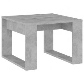 Sidebord 50x50x35 cm betongrå spånplade , hemmetshjarta.dk