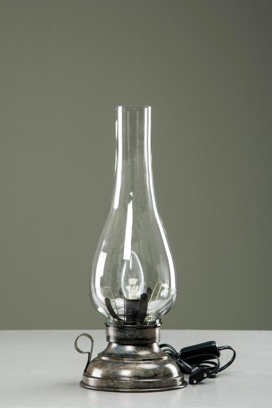 A Lot Dekoration - Bordlampe El 42 cm - Onyx , hemmetshjarta.dk