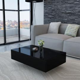 Sofabord sort højglans 85x55x31 cm , hemmetshjarta.dk