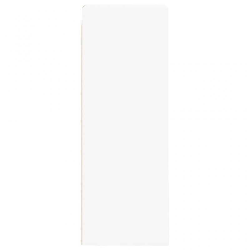 Vgskab hvid 35x37x100 cm med glaslger , hemmetshjarta.dk