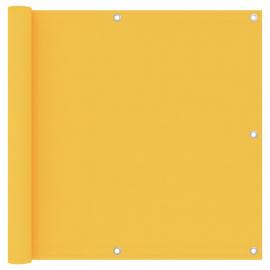 Balkonskærm gul 90x600 cm oxford stof , hemmetshjarta.dk
