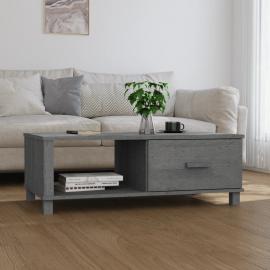 Sofabord 100x55x35 cm mørkegrå massiv fyrretræ , hemmetshjarta.dk