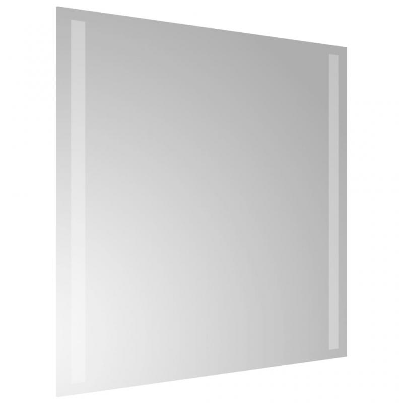 Badevrelsesspejl LED firkantet 50x50 cm , hemmetshjarta.dk