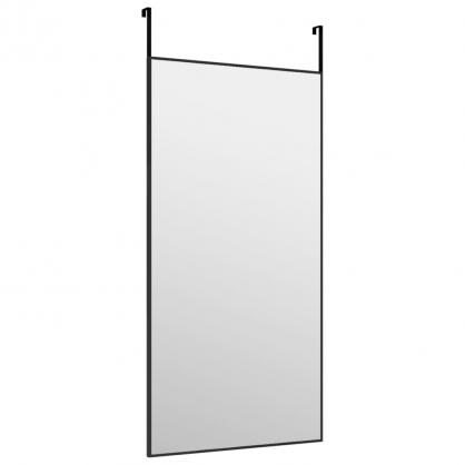 Sidespejl sort 40x80 cm glas og aluminium , hemmetshjarta.dk
