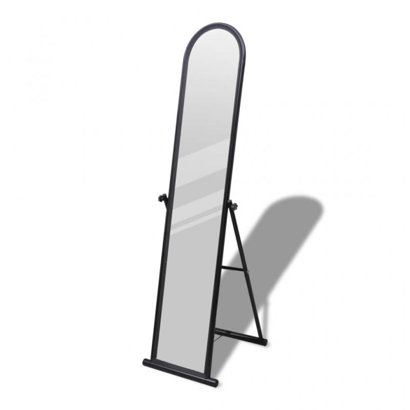 Gulvspejl spejl 152 cm sort , hemmetshjarta.dk