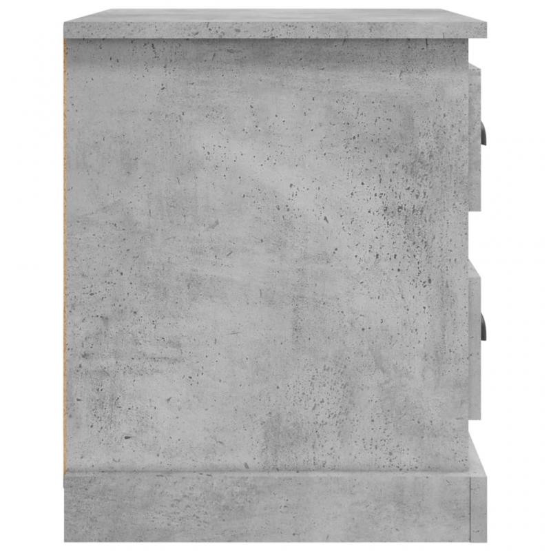 Sengebord 39x39x47,5 cm betongr 2 stk , hemmetshjarta.dk