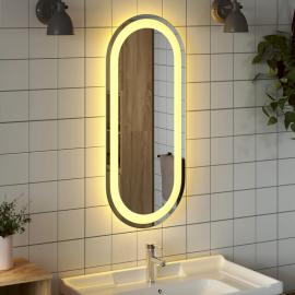 Badeværelsesspejl LED oval 70x30 cm , hemmetshjarta.dk