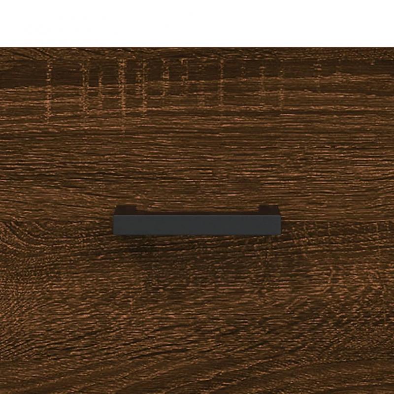 Vgskab brun eg 80x36,5x35 cm konstrueret tr , hemmetshjarta.dk