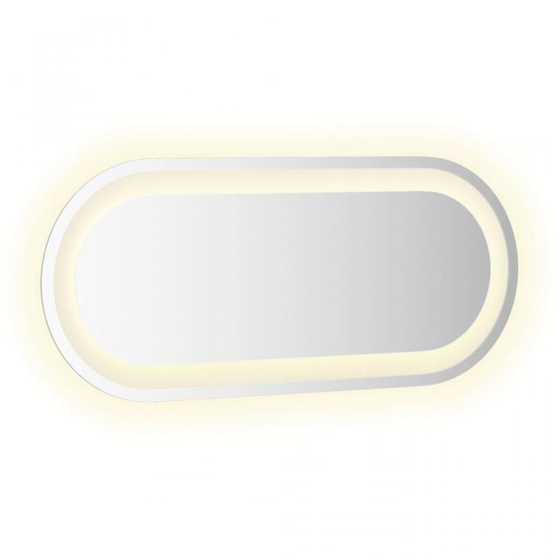 Badevrelsesspejl LED oval 60x25 cm , hemmetshjarta.dk