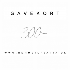 Gavekort - 300:- dkk , hemmetshjarta.dk