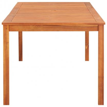 Spisebord til have 215x90x74 cm massivt akacietr , hemmetshjarta.dk
