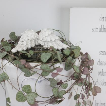A Lot decoration Englevinger/Stick Antik hvid 2-pack , hemmetshjarta.dk