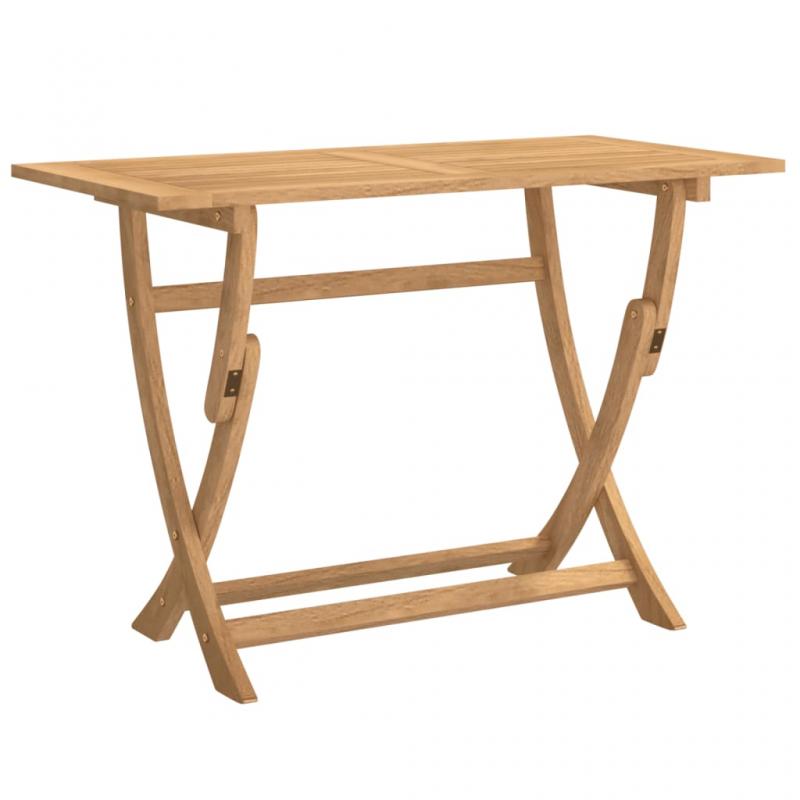 Sammenklappeligt spisebord til have 110x55x75 cm massivt akacietr , hemmetshjarta.dk