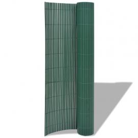 Have balkon altan afskærmning PVC 90x500 cm grøn , hemmetshjarta.dk