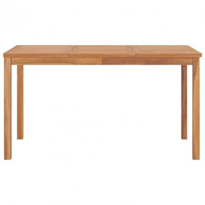 Spisebord til have 140x80x77 cm massiv teaktr , hemmetshjarta.dk