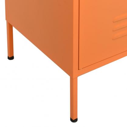 Opbevaringsskab orange stl 80x35x101,5 cm , hemmetshjarta.dk