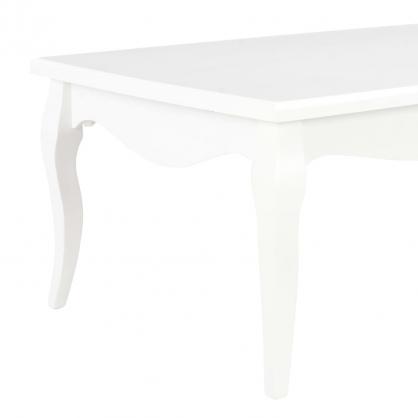 Sofabord klassisk 110x60x40 cm hvid massiv fyrretr , hemmetshjarta.dk