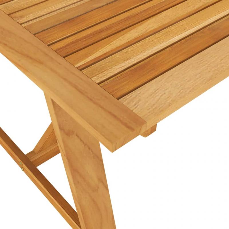 Spisebord til have 206x100x74 cm massivt akacietr , hemmetshjarta.dk