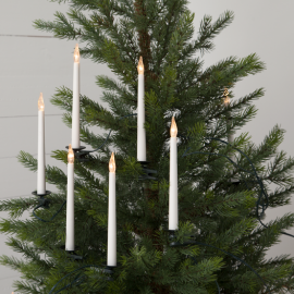 Juletræsbelysning Hvid SlimLine 16 18cm , hemmetshjarta.dk