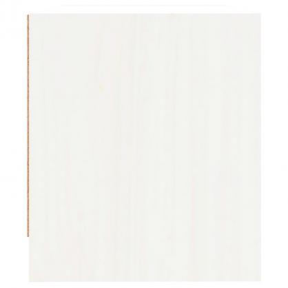 Sengebord 40x31x35,5 cm hvid massiv fyrretr , hemmetshjarta.dk