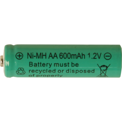 Genopladeligt batteri AA 1,2V 600 mAh Ni-MH 2-pak , hemmetshjarta.dk