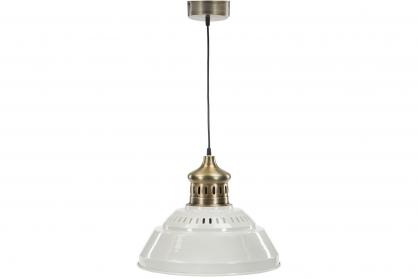 A Lot Dekoration - Loftslampe Liam Emalje Shell 42x32cm , hemmetshjarta.dk