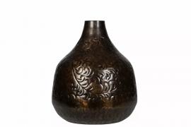 A Lot Dekoration - Vase Clover Antik Brun Ø28x35cm , hemmetshjarta.dk