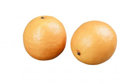 A Lot Dekoration - Pynt Appelsin Orange 8cm 2-pak , hemmetshjarta.dk