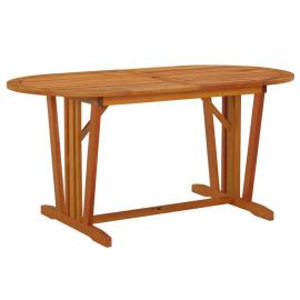 Spisebord til have 160x85x75 cm massivt eukalyptustræ , hemmetshjarta.dk