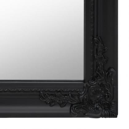 Gulvspejl barok stil sort 40x160 cm , hemmetshjarta.dk
