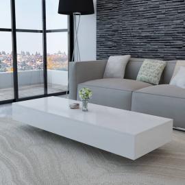 Sofabord højglans hvid 115x55x31 cm , hemmetshjarta.dk