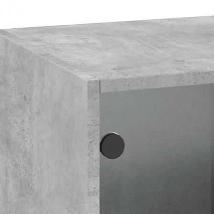 Vgskab betongr 35x37x100 cm med glaslger , hemmetshjarta.dk