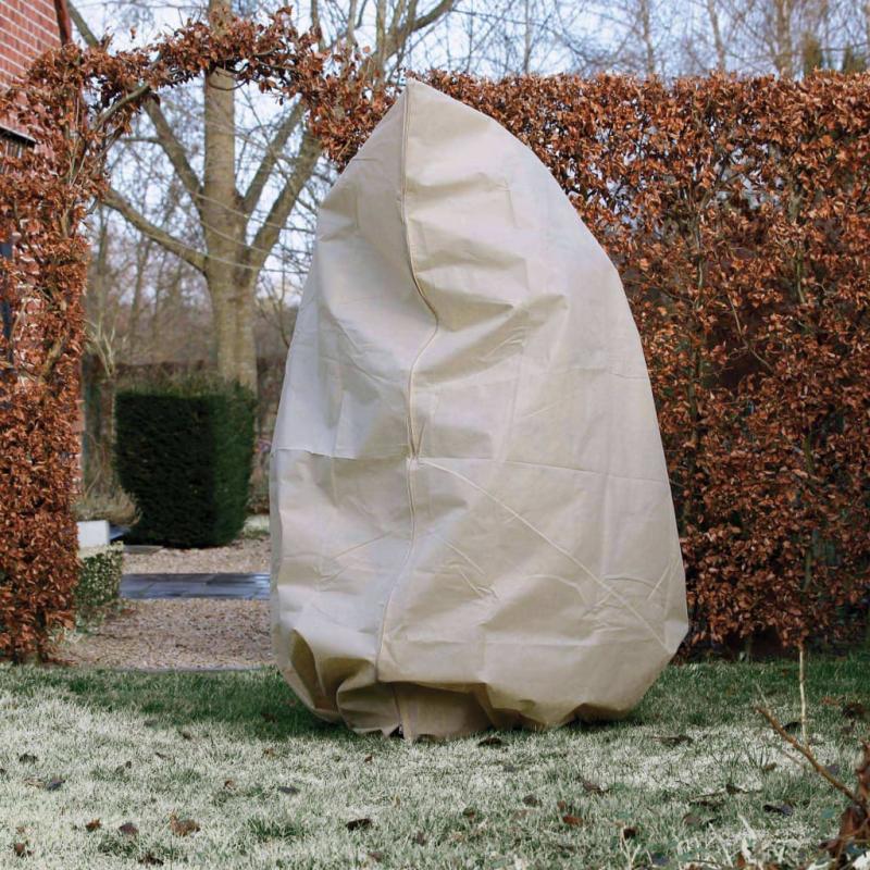 Have Frostbeskyttelse til planter fleece med lynls 70 g/m beige 2x1,5x1,5 m , hemmetshjarta.dk