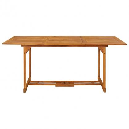 Spisebord til have 180x90x75 cm massivt akacietr , hemmetshjarta.dk